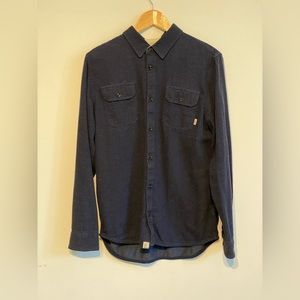 Blue warm Van’s shirt